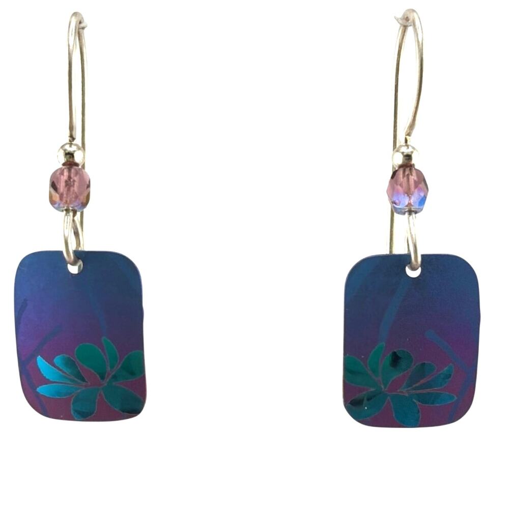 Holly Yashi Blooming Lotus Niobium Earrings